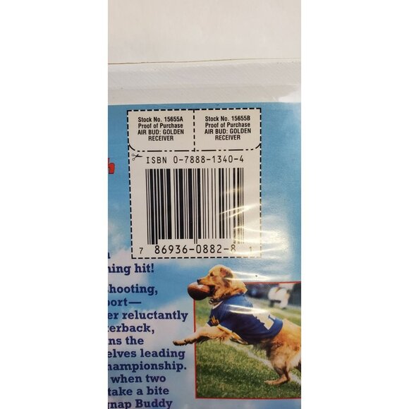 Air Bud: Golden Receiver VHS Tape 1998 Clamshell - Picture 3 of 6